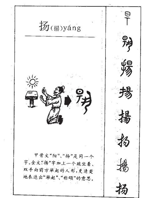 扬名字意思|扬字取名的寓意